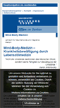 Mobile Screenshot of mindbodymedicine.de